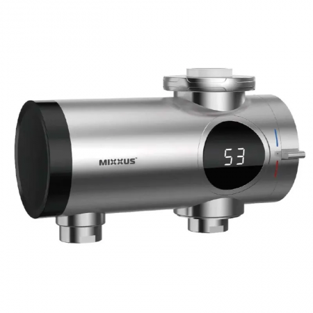 Проточний кран-водонагрівач MIXXUS Electra 7700E CHROME 3,3 kW з кріпленням на вилив (MI6511)